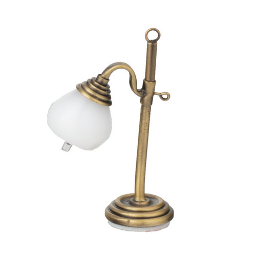 Antique Gold Bulb Shade Desk Lamp 12v
