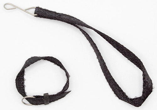 (image for) Dog Leash and Collar 2pc Set - Black