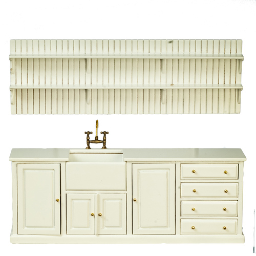 (image for) Kitchen Sink-Plate Rack-White