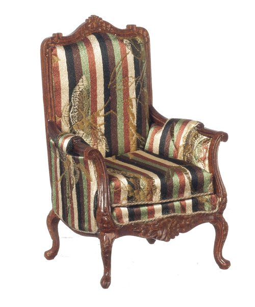 Victorian Upholstered Armchair - Walnut