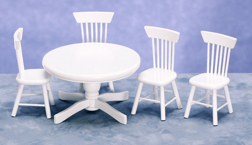 (image for) Kitchen Table & Chairs - White