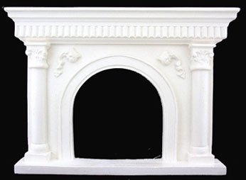 Arched Fireplace