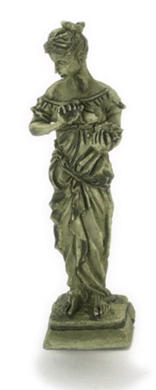Goddess Lawn Statue Green