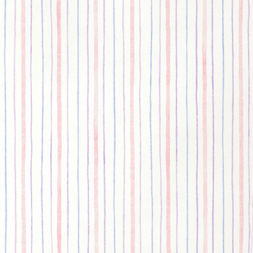 (image for) Varigated Strip Pink Blue Pur Wallpaper PP 3pc