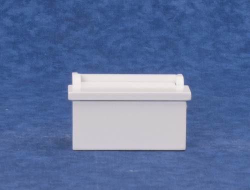 (image for) Toy Box w/ Lid - White