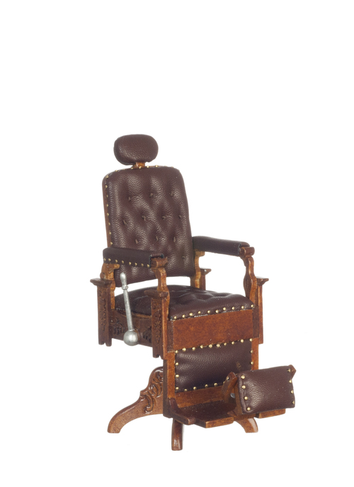 Old Fashioned Victorian Barber Chair - Walnut