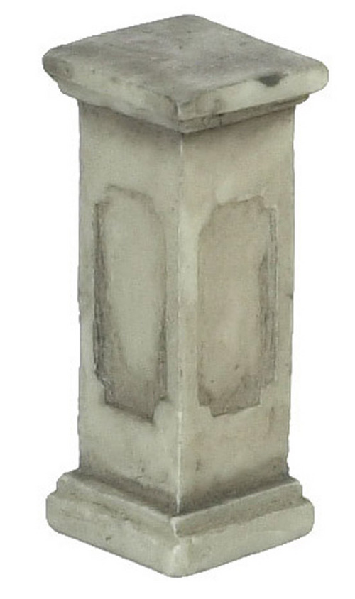 1/2in Scale Gray Pedestal 3pc