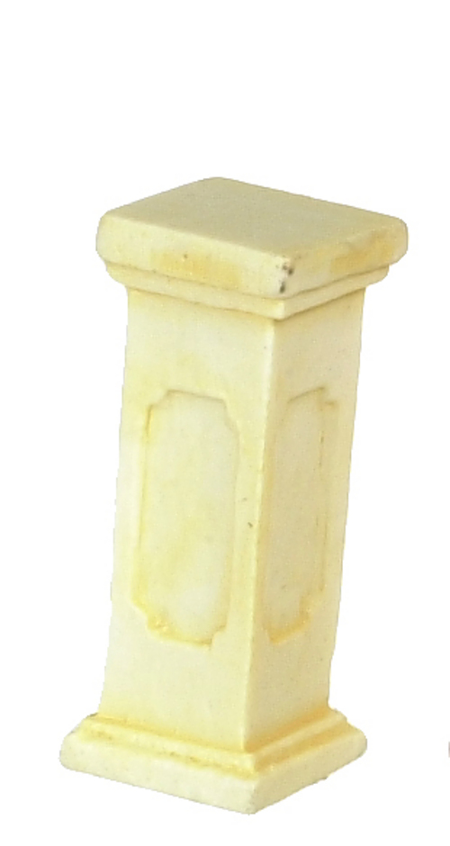 1/2in Scale Ivory Pedestal 1 piece