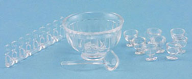 Punch Bowl Set - Clear