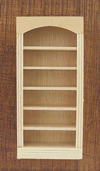 1/2in Scale 5 Shelf Bookcase
