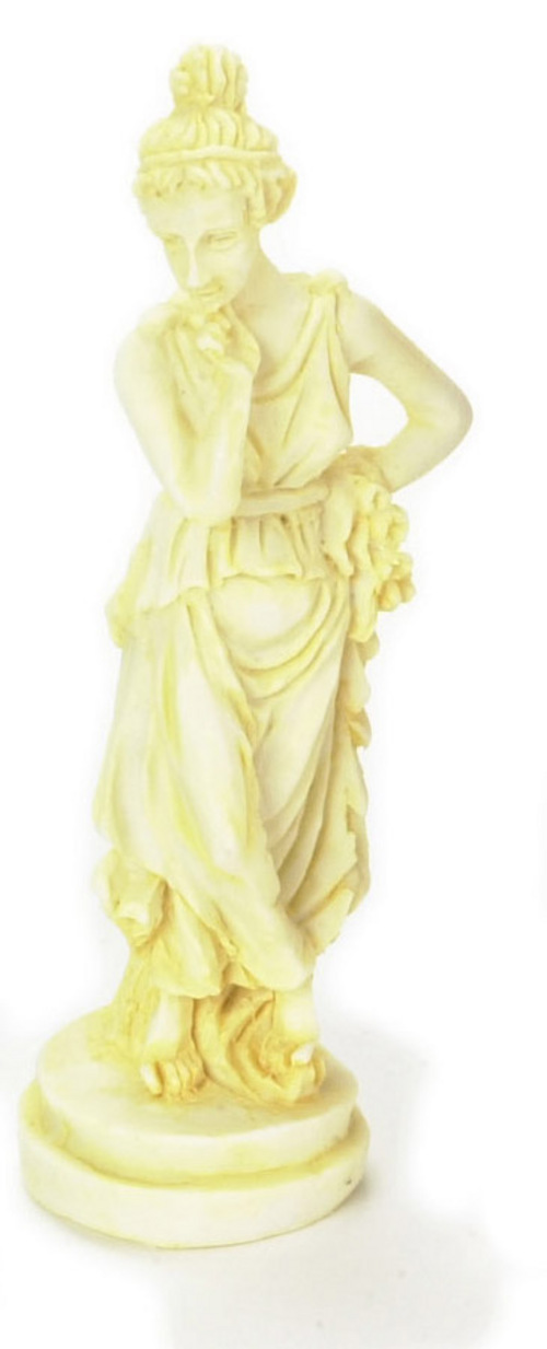 Lady Statue 2pc Ivory