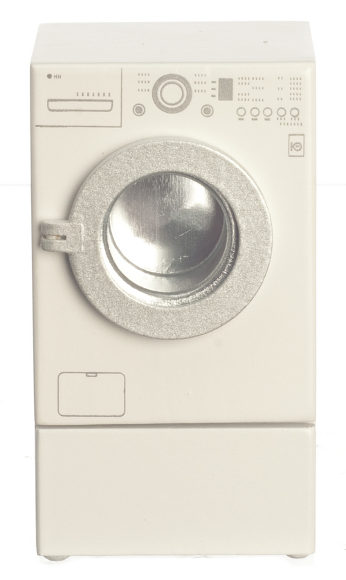 Modern Front Loading Washer w/ Riser Mary's Dollhouse Miniature