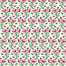(image for) 1/2in Scale Wallpaper Antique Roses 6pc