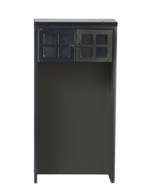 Modern Refrigerator Cabinet - Black