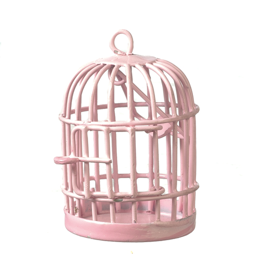 Round Birdcage Pink