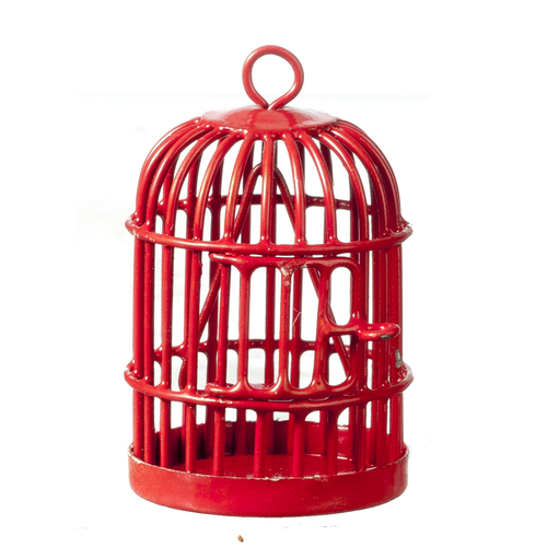Round Birdcage Red