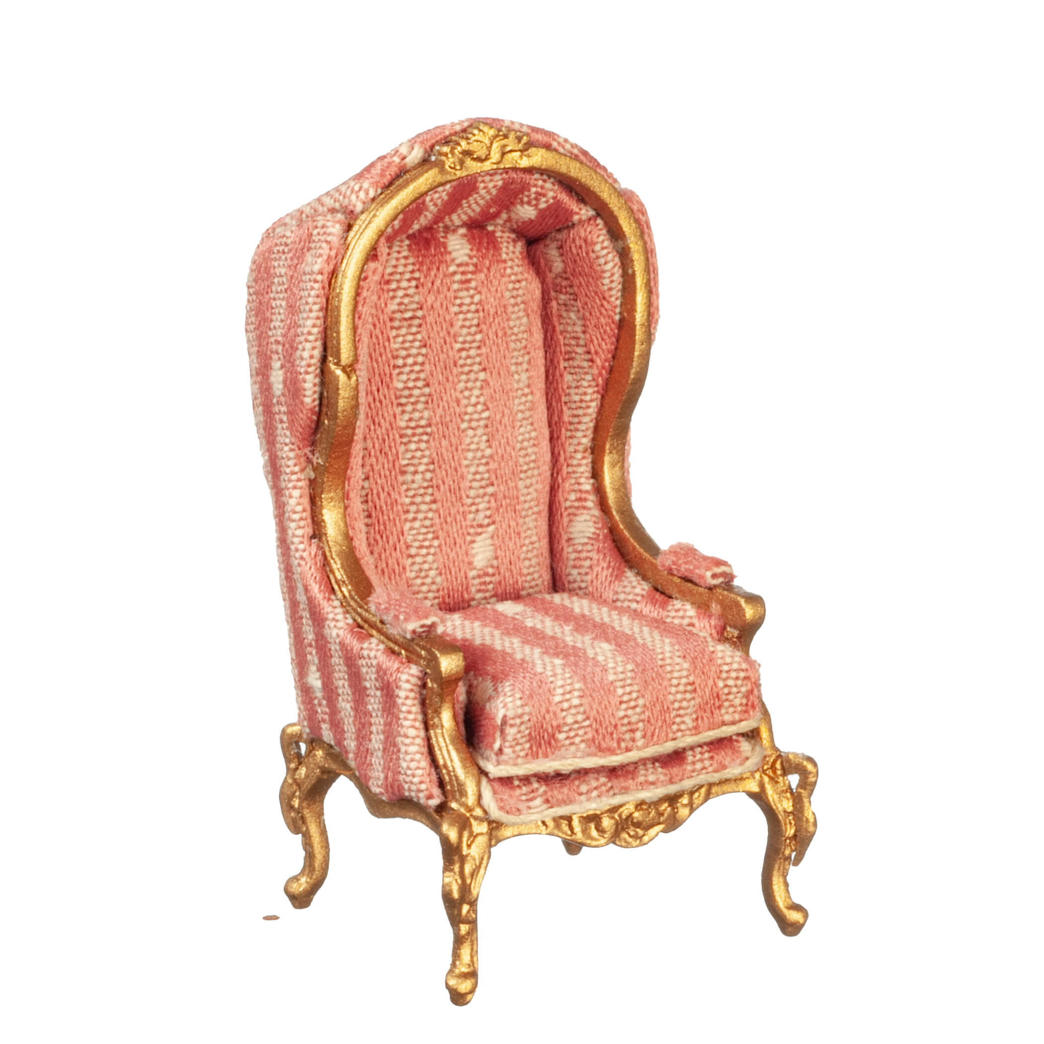 1/2in Scale Hooded Armchair Gold A