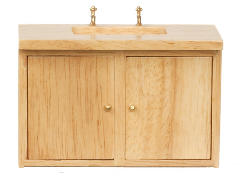 Modern Oak Kitchen Sink Cabinet
