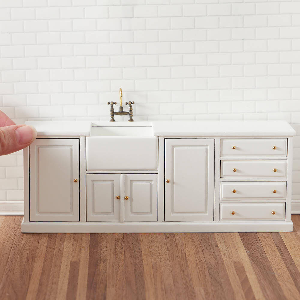 Kitchen Sink w/ Mary's Dollhouse Miniature Accessories
