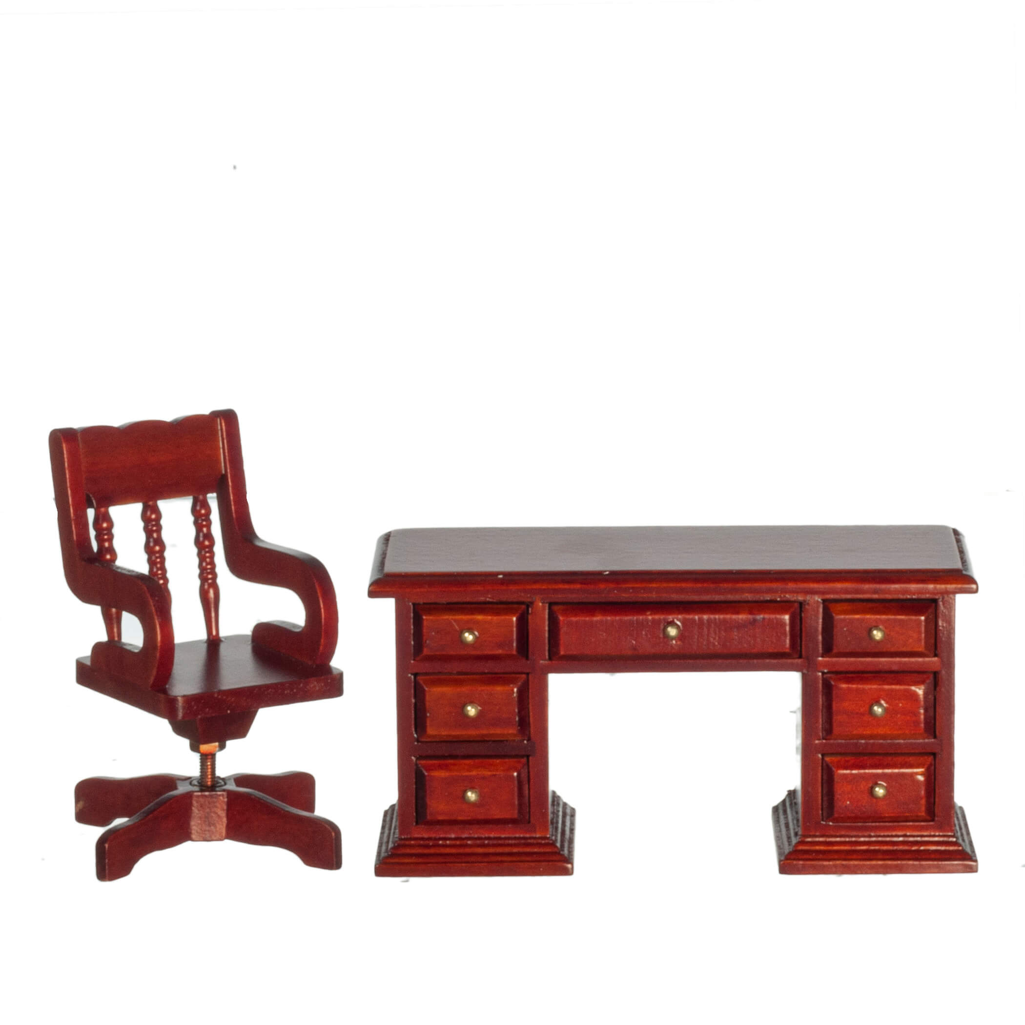 Mahogany Desk & Chair Set