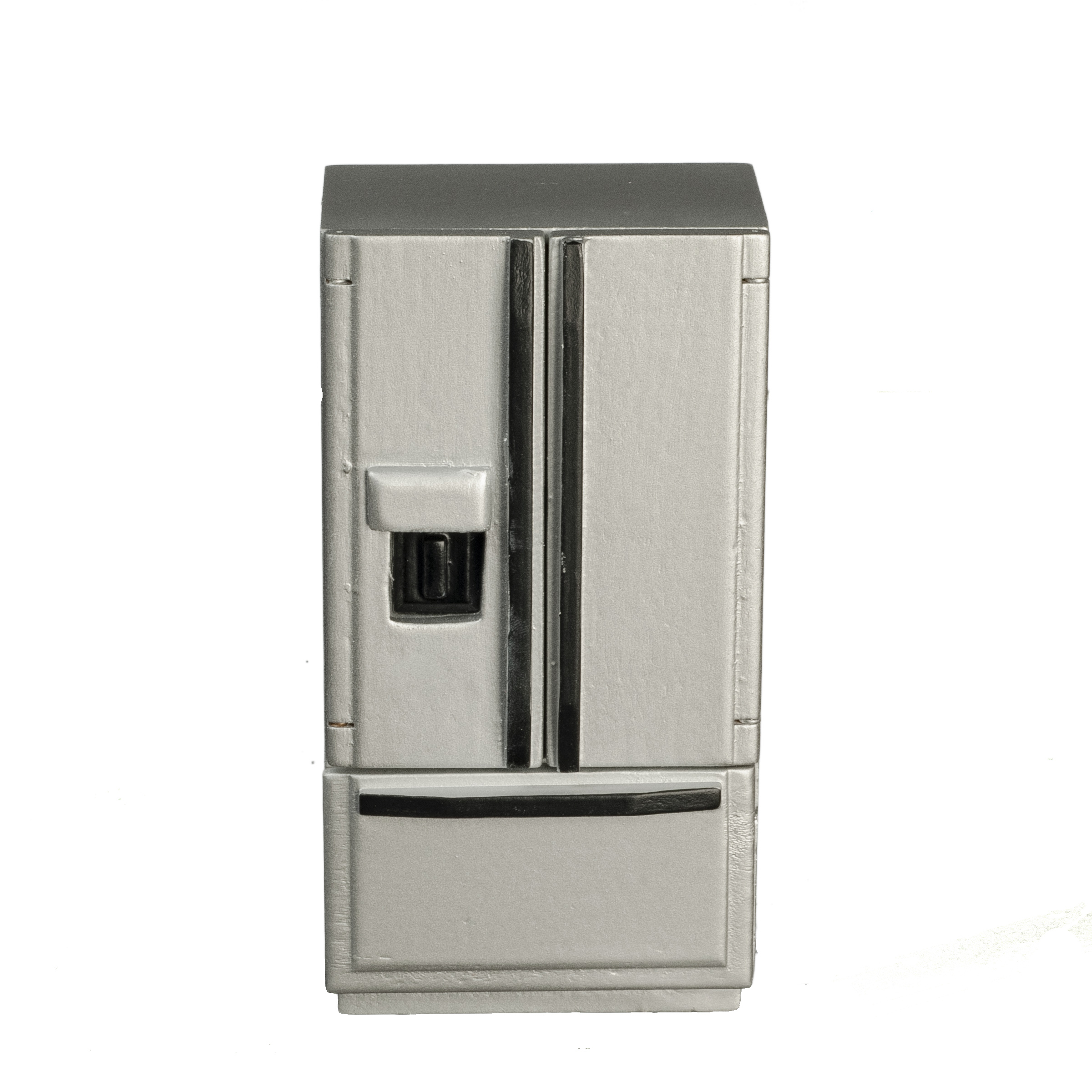 Modern Refrigerator Freezer on Bottom - Silver