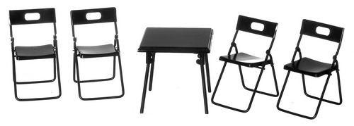 Folding Card Table & 4 Chairs