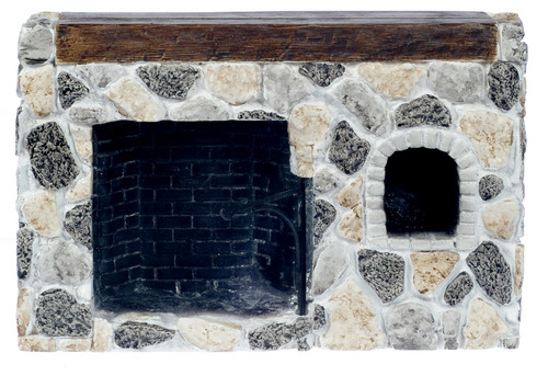 Fireplace Walk-in Fieldstone w/ Bread Oven