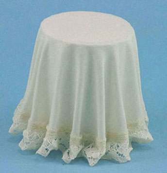 Ivory Skirted Table