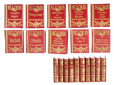 (image for) Shakespeare Books, 10pc