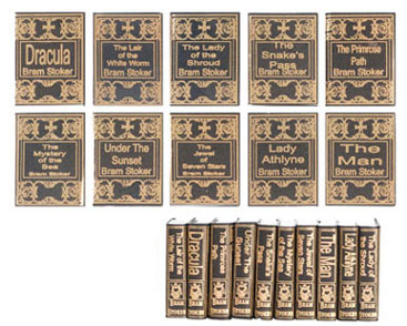 (image for) Stoker, Bram (Red Foil) Books, 10pc