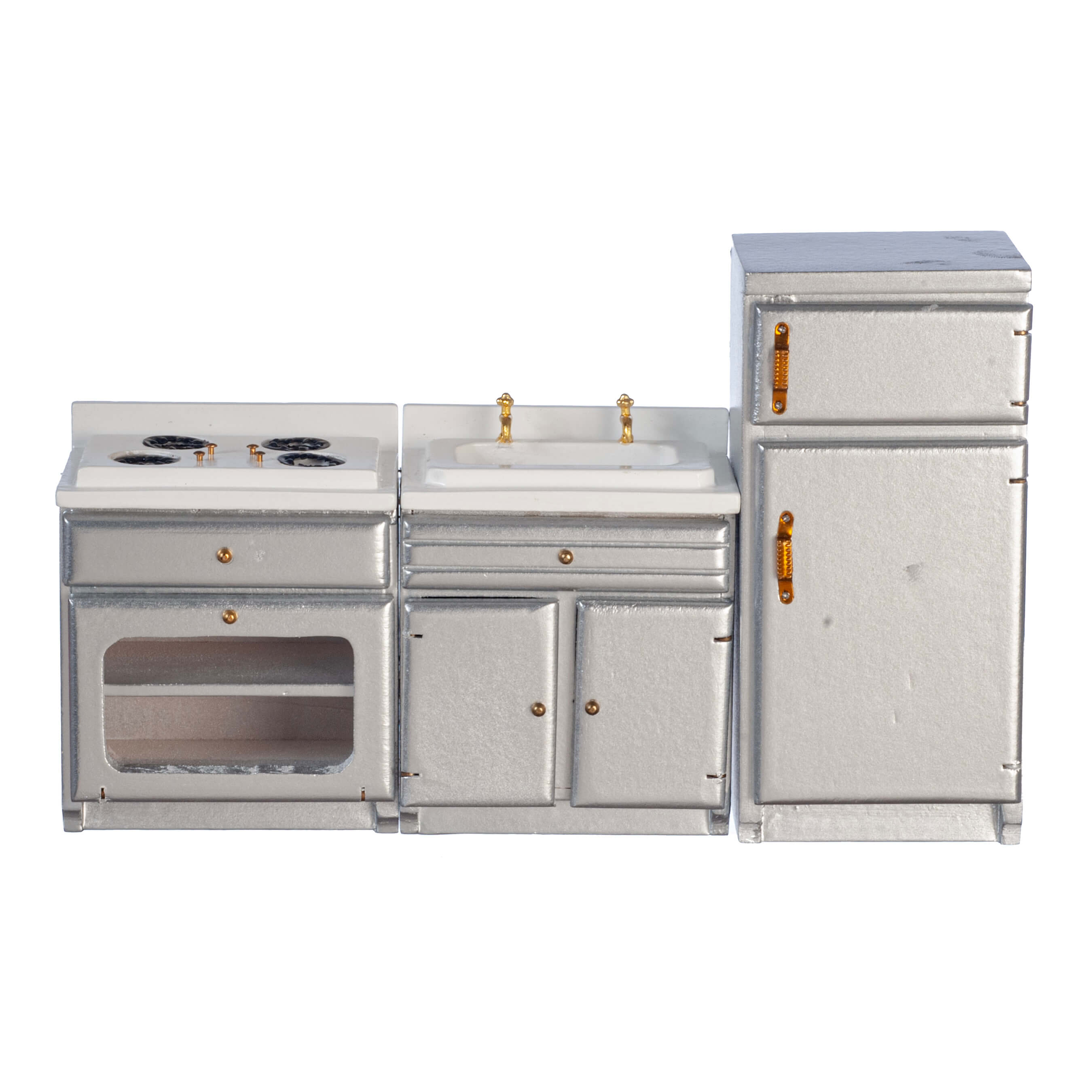 Kitchen Appliance Set - Silver - 3pc