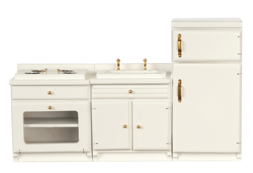 Kitchen Appliance Set - White - 3pc