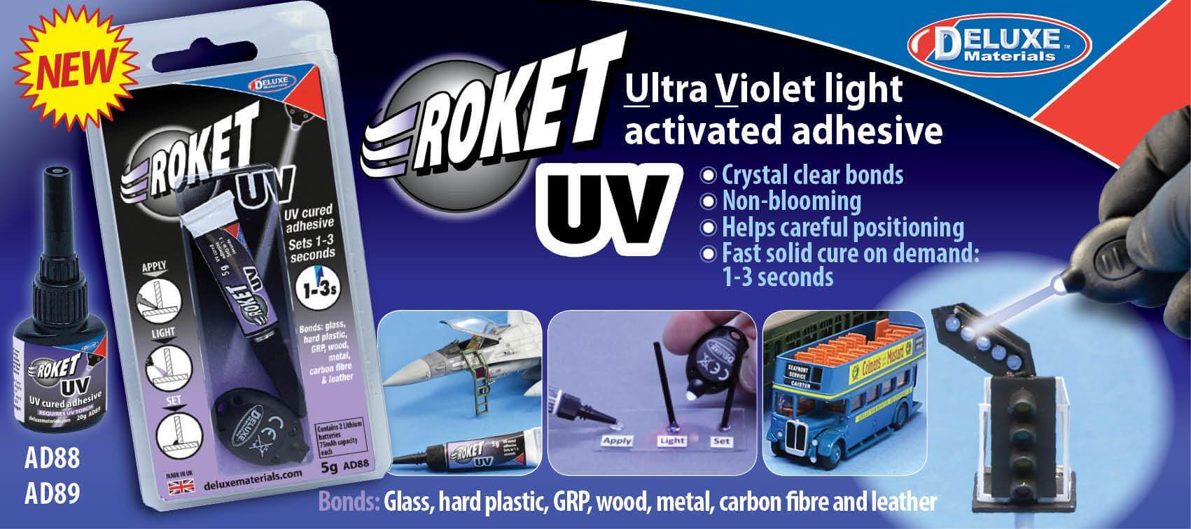 Roket UV Glue - Deluxe Materials