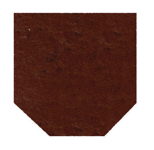 (image for) Red Asphalt Hexagon Shingles - 1 Sq Ft