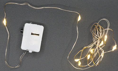(image for) COPY 6.5ft LED Indoor String Lights 3 Speeds - Warm White