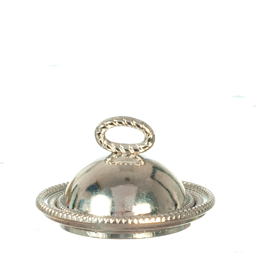 Covered Tray - Silver