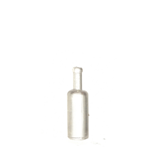 1/2in Scale Liquor Bottle Clear Unlabeled 500pc