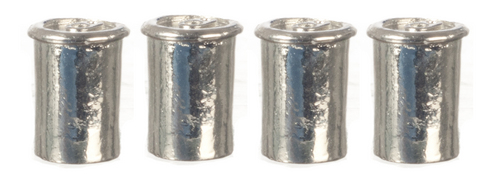 Metal Cans Unlabeled 4pc