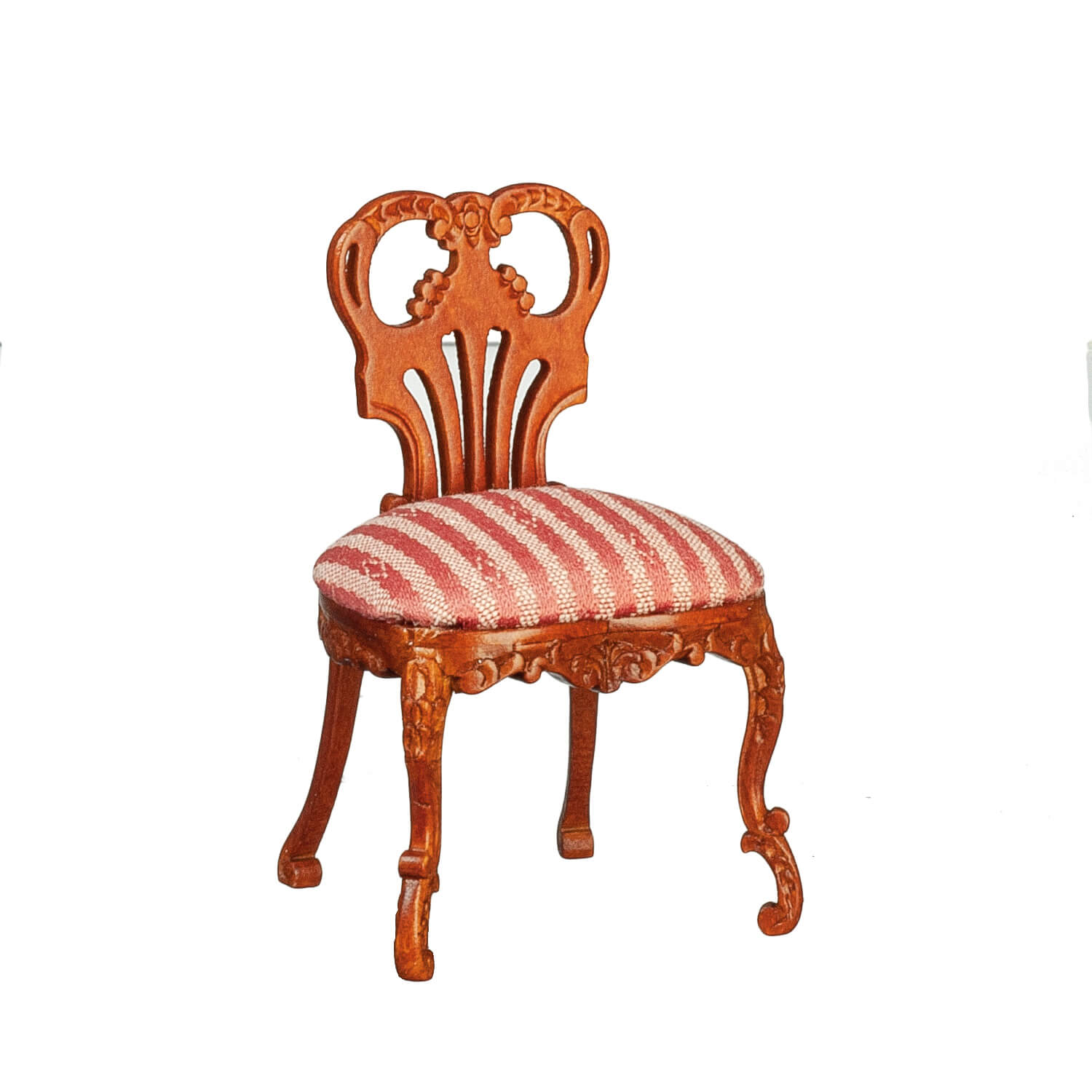1860 Belter Side Chair - Walnut - Stripe