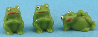 Frogs Set of Three