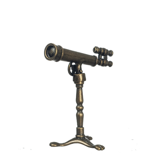 Antique Telescope on Stand