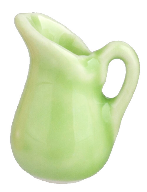 Green Ceramic Pitcher