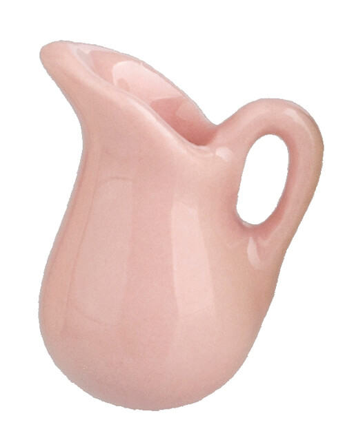 Pink Ceramic Pitcher