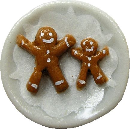 (image for) Gingerbread Men Cookies on Plate