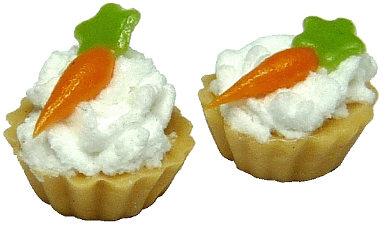 Carrot Cream Puff Pastry Set of 2