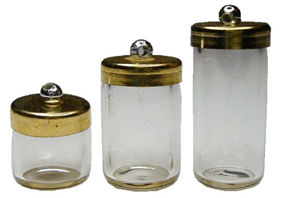 Canister Jars w/ Lids Set of 3