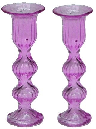 Lavender Candle Stick Holders