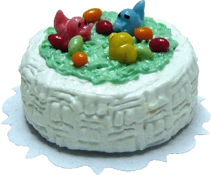 Easter Peeps Basket Cake