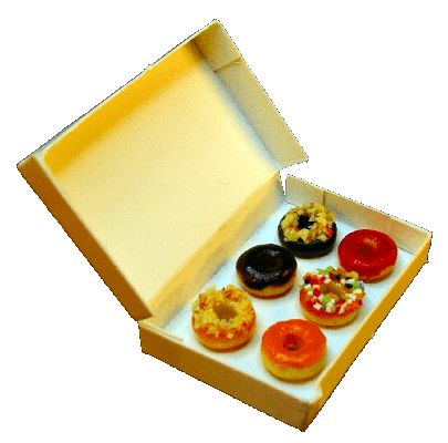6 Assorted Donuts in Box