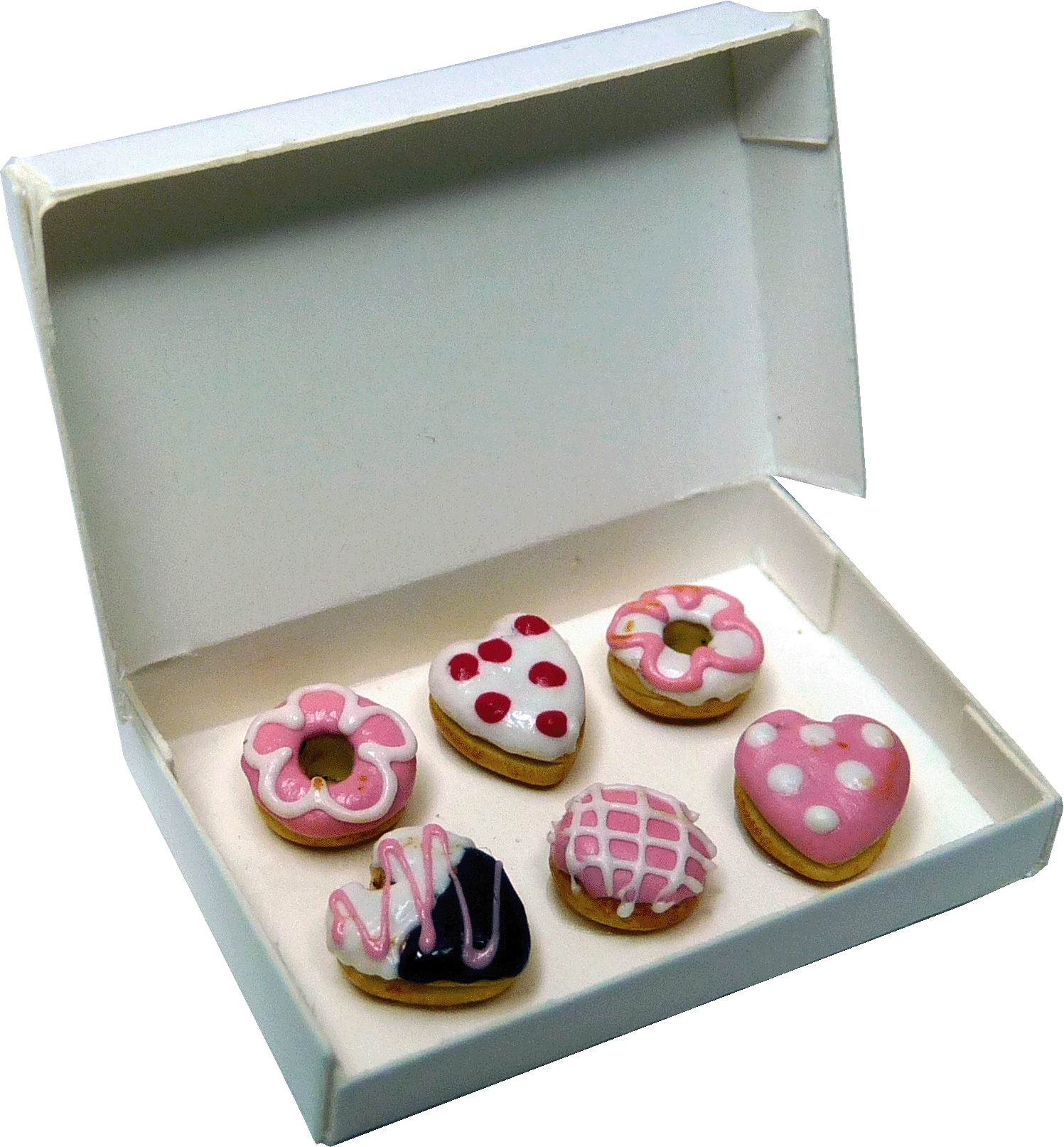 Valentine Donuts in a Bakery Box